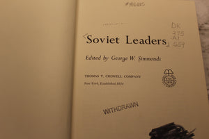 Soviet Leaders - George W. Simmonds - Used