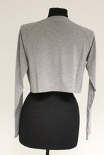 Load image into Gallery viewer, Mae Ladies Crop Top, Size: Small, Grey, New!