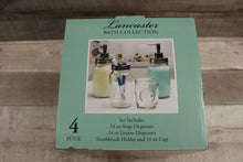 Load image into Gallery viewer, Lancaster 4-Piece Bath Collection -Jar -New