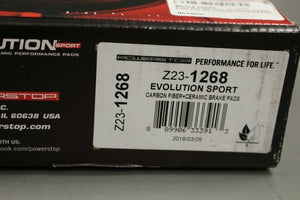 PowerStop Evolution Sport Brake Pad Set, Z23-1268, New