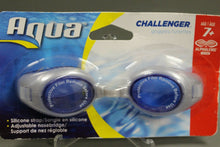 Load image into Gallery viewer, Aqua Challender Swim Goggles, Blue, AQG1337, New