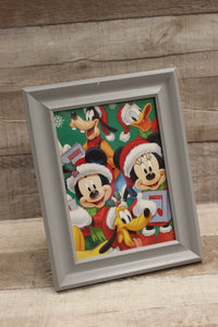 Disney Micky Mouse Clubhouse Christmas Photo With Frame - Used