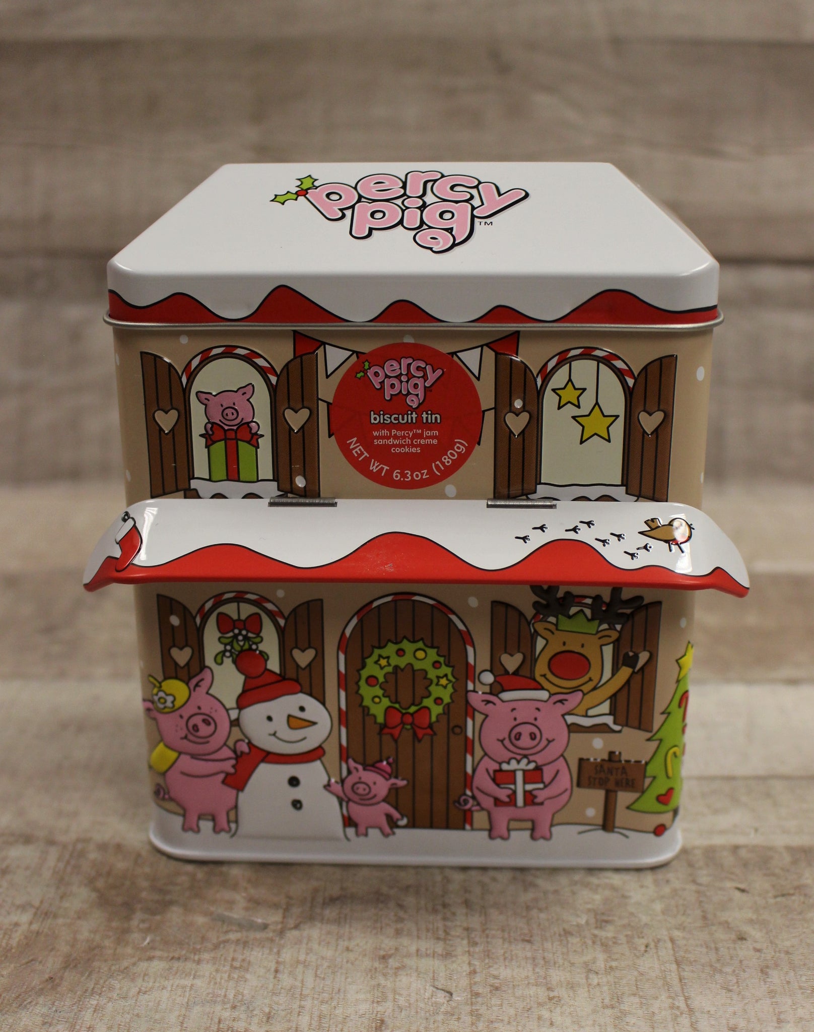M&S Percy Pig Iced Biscuit Tin
