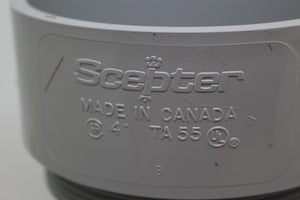 Scepter TA55 4" PVC Terminal Electrical Conduit Adapter, 5975-01-574-6031, E943N