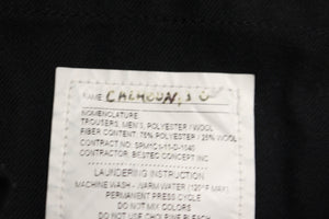 US Military Navy Man's Service Trousers - 8405-01-539-8624 - 35R Classic - Used