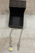 Load image into Gallery viewer, Egg In Frying Pan Necklace With 19&quot; Chain For Cook Chef Food Lover -Silver -Used