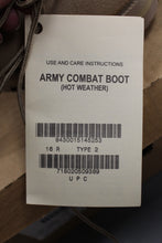 Load image into Gallery viewer, US Military Issued Tan Combat Boots, Size: 16R, 8430-01-514-5253, New!