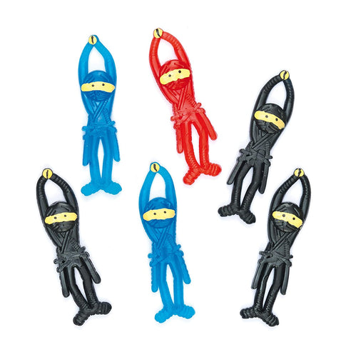 Baker Ross Stretchy Flying Ninjas (Pack of 6) - New