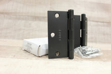 Load image into Gallery viewer, Emtek 91013-US19 Flat Black 3-1/2&quot; Square Corner Plain Bearing Steel Hinge -New