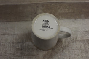 Modern Gourmet Foods Microwave Dishwasher Safe Confetti Coffee Mug -White -Used
