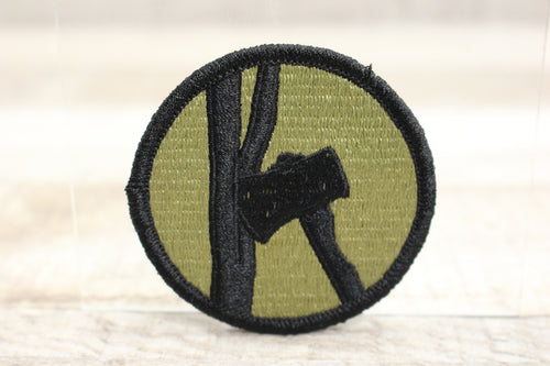 US Army Railsplitters Embroidered Velcro Patch - 84th Train - Used