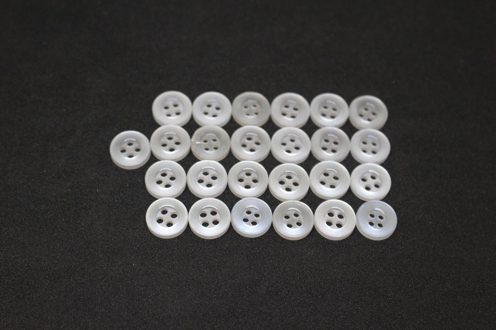 Army Dress Shirt Buttons, Color: White, Pkg of 25 – Military