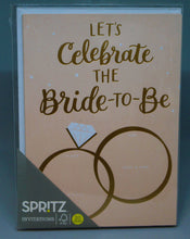 Load image into Gallery viewer, Spritz Let&#39;s Celebrate The Bride-To-Be Party Invitations - 20 Ct - New