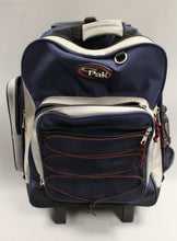 Load image into Gallery viewer, Cal Pak Awestruck Rolling Backpack Luggage -Blue/Black -Used