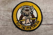 Load image into Gallery viewer, USAF 61st Fighter Embroidered Sew On Patch -Used