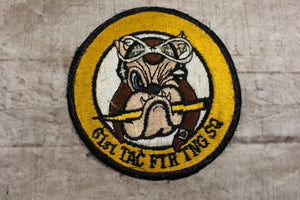 USAF 61st Fighter Embroidered Sew On Patch -Used