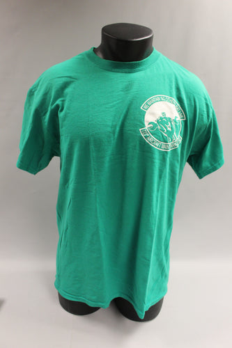 723RD Aircraft Maintenance Unixsex Shirt -Size: Large - Green -Used