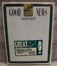 Load image into Gallery viewer, Good News Travels Fast Message Paper - 100 Sheets - New