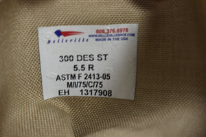 Belleville Steel Toe Safety Boot, Size: 5.5 R, Color: Tan, NEW!