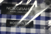 Load image into Gallery viewer, Nick Graham Men&#39;s Modern Fit Dress Shirt, S/P 14.5-15/32-33, New